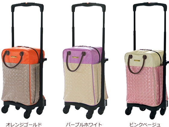 【新入荷】身体を支えるエナメルバッグステッキカート