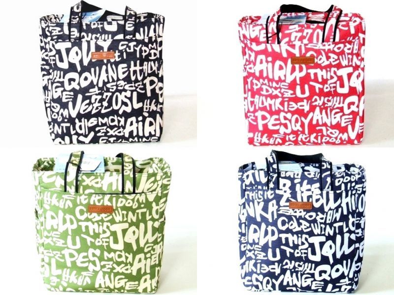【新入荷】AMICAMODA英字プリント保冷トートバッグ