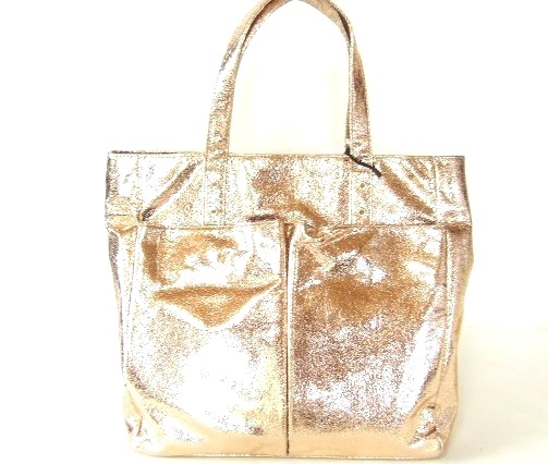 【新入荷】FIRANOピンクゴールドトートバッグ