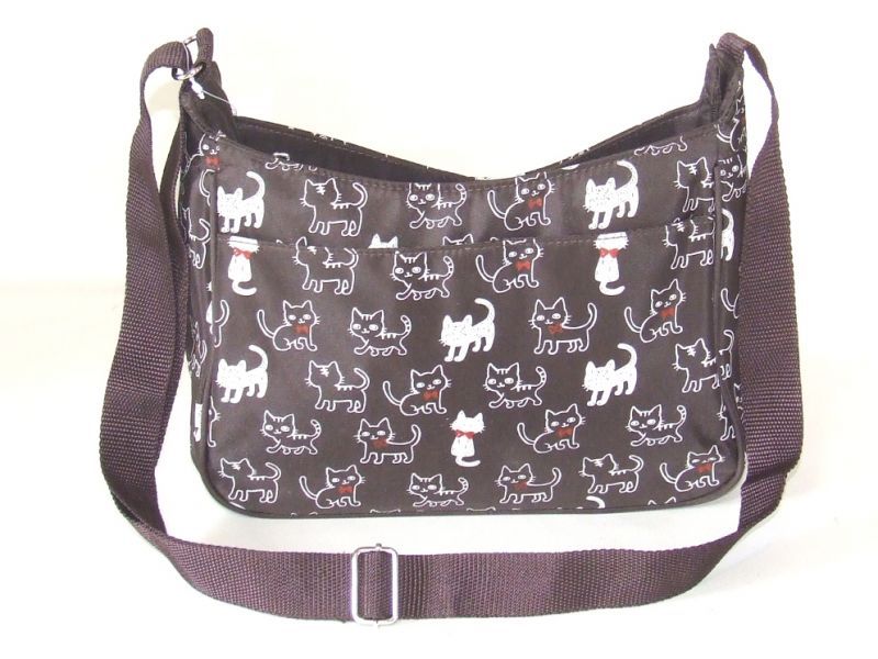 【新入荷】可愛い猫イラストショルダーバッグ