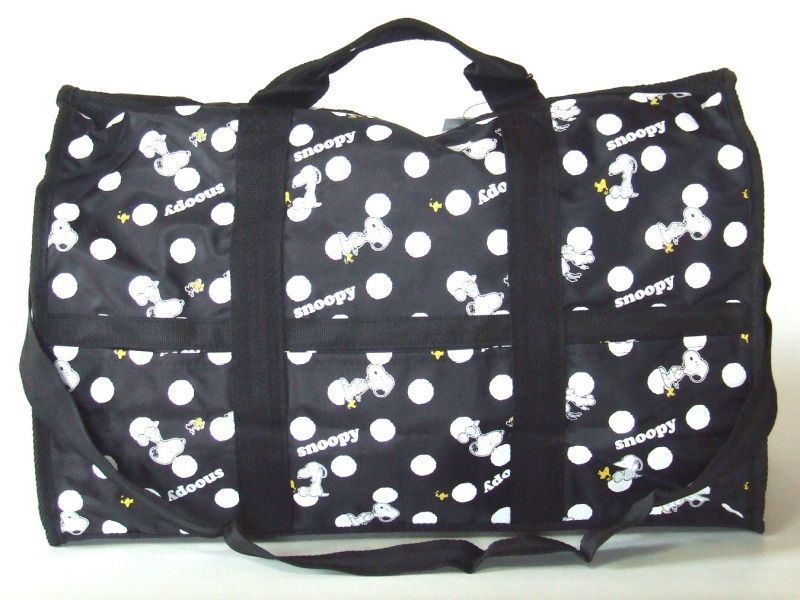 【新入荷】snoopyスヌーピー１２ポケ水玉柄2wayボストンバッグ