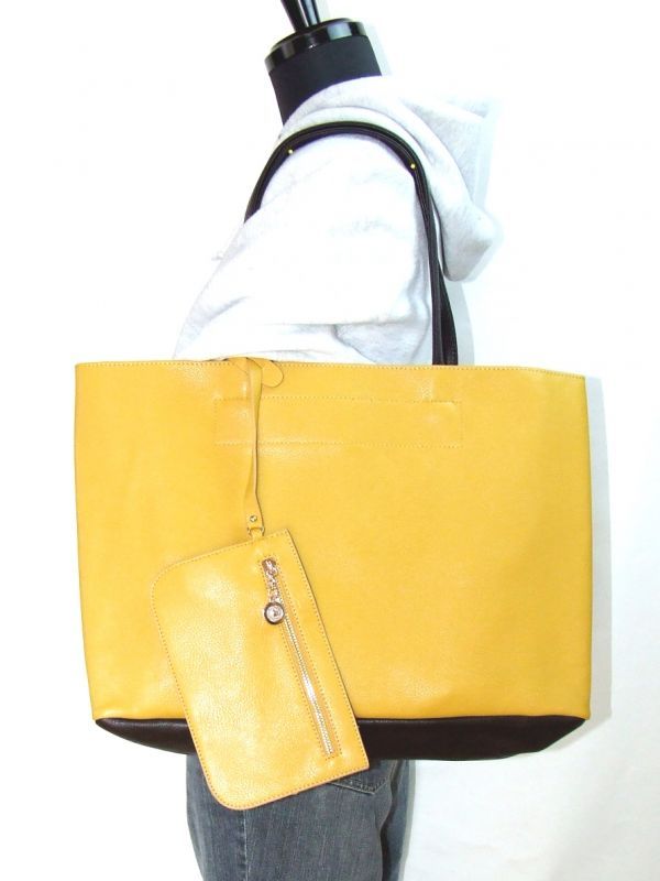 【新入荷】RANAポーチ付き軽量シンプルトートバッグ