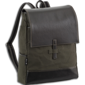【新入荷】【鞄の國】帆布パラフィン加工デイパック＆ウエスト