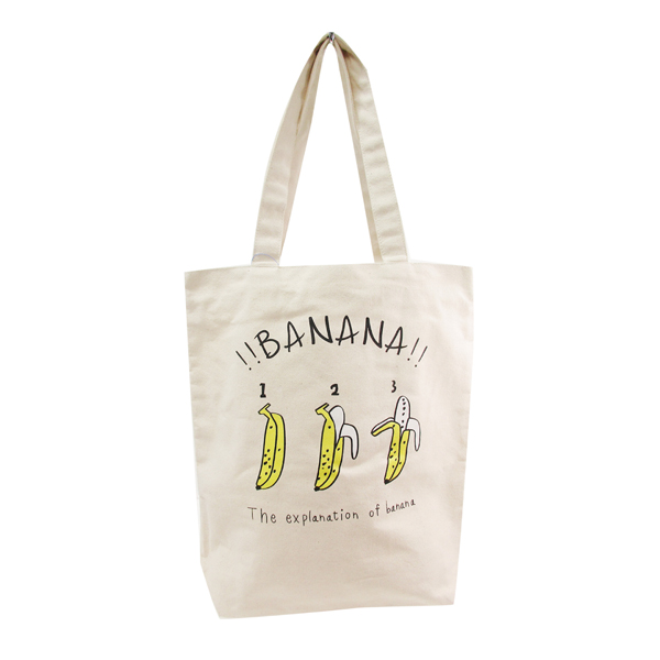 バナナがプリントされたコミカルなグラフィックトートバッグが入荷しました！