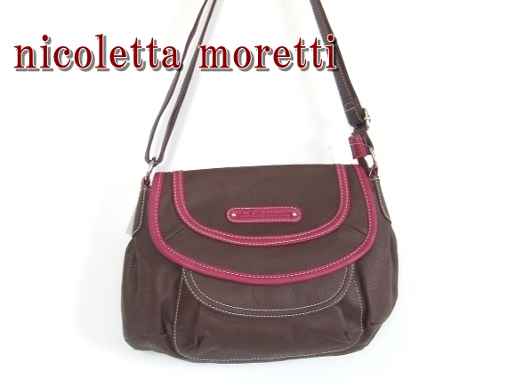 丸みを帯びたフォルムがフェミニンな合皮ショルダーバッグが入荷しました！