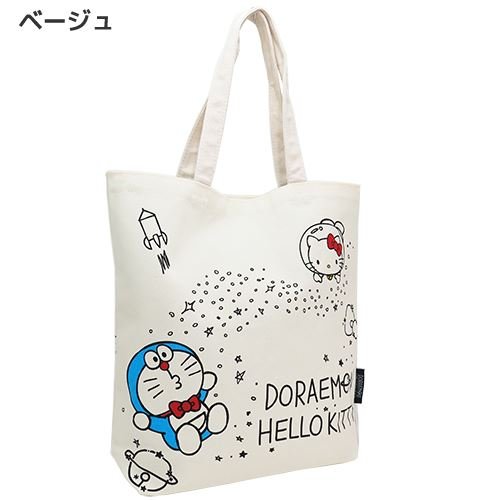 どらえもん＆ハローキティがコラボした、キュートなお出掛けトートバッグが入荷しました！
