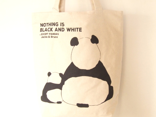 パンダの親子がプリントされた可愛いトートバッグが入荷しました！