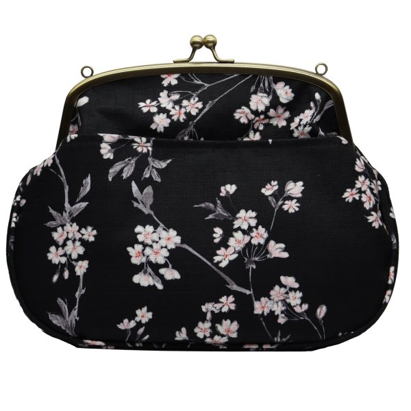 桜柄がきれいながま口2WAYショルダーバッグが入荷しました！