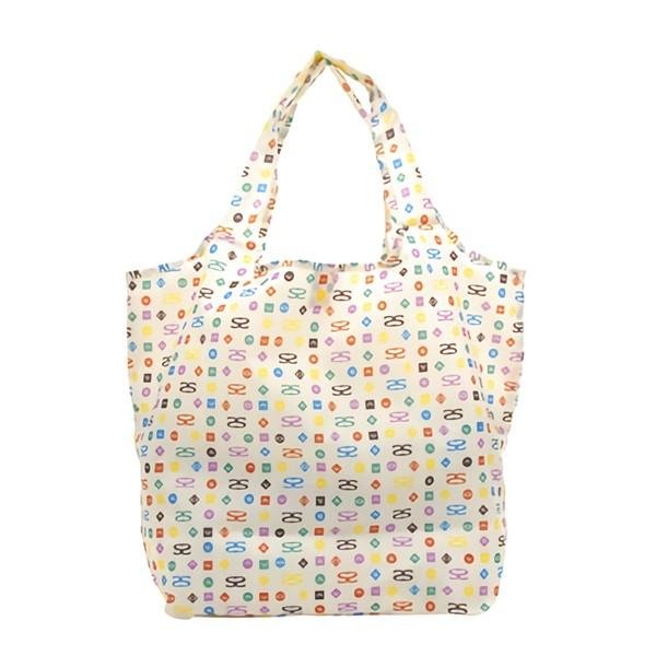 サボイ(SAVOY)カラフルなロゴ柄オリジナル折りたたみショッピングエコバッグが再入荷しました