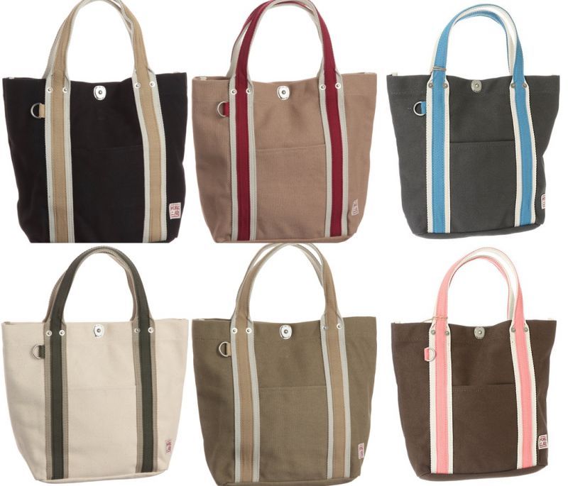 ＜sale＞小さめサイズでセカンドバッグにおすすめ！帆布工房LINEトートバッグＳ(６色有)