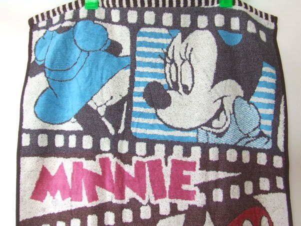 ディズニー ミッキーマウス ミニーマウス可愛いバスタオル綿１００ ゆめのれん Comオンラインショップ